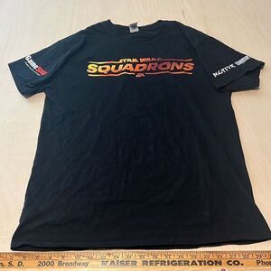 GameStop Star‎ Wars Squadrons Medium T Shirt EA Video Game Gamer Graphic Tee